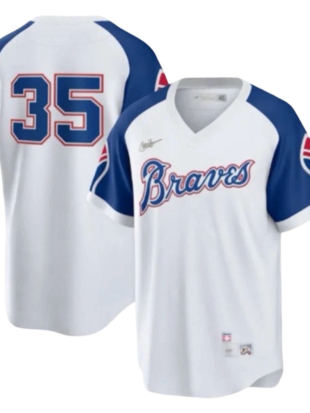Atlanta Braves Nike Cooperstown Collection #35 Phil Niekro Jersey - Men’s XXL